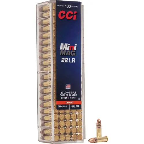 .22 LR 40 Grain HS MINI-MAG Rimfire Ammunition