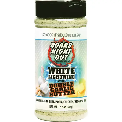 12 Oz. White Lightning with Double Garlic Rub 12 Oz. White Lightning with Double Garlic Rub