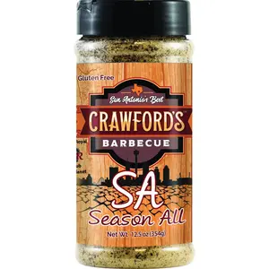 Crawford's BBQ CB01005 12 Oz. Season All Rub