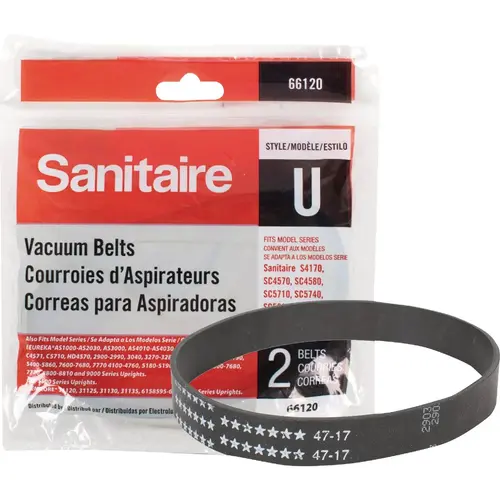 U Vacuum Cleaner Belt - pack of 2 U Vacuum Cleaner Belt - pack of 2