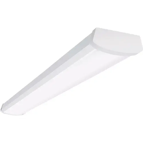 4 Ft. Low Profile LED Wraparound Ceiling Light with Selectable Lumens & CCT White