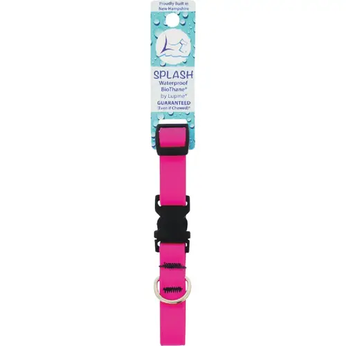 3/4 In. Waterproof Neon Pink 9 to 14 In. Adjustable Collar 3/4 In. Waterproof Neon Pink 9 to 14 In. Adjustable Collar