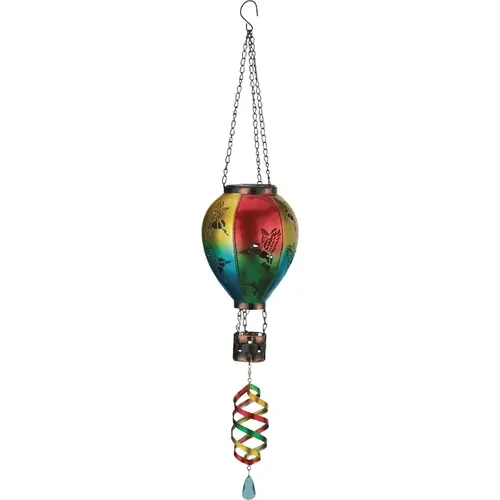 Hummingbird Hot Air Balloon Spinner Solar Lantern Hummingbird Hot Air Balloon Spinner Solar Lantern