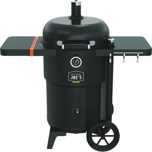 Bronco Drum Smoker & Grill Black