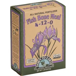 Down to Earth DTE17872 1 Lb. 4-12-0 Fish Bone Meal
