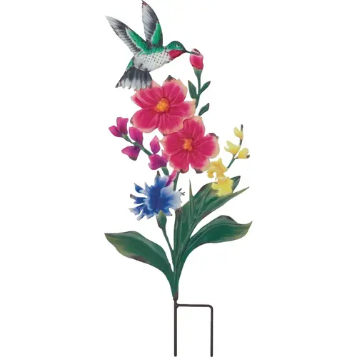 Hummingbird Flower Stake Hummingbird Flower Stake