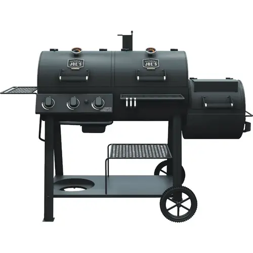 Canyon Combo Charcoal/Gas Smoker & Grill Black