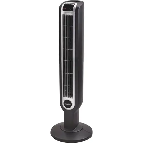 Desk & Table Fans; Fan Diameter: 36in ; Number Of Blades: 0 ; Number Of Speeds: 3 ; Oscillation: Oscillating ; Power Source: Plug-In ; Indoor/Outdoor: Indoor Black Desk & Table Fans; Fan Diameter: 36in ; Number Of Blades: 0 ; Number Of Speeds: 3 ; Oscillation: Oscillating ; Power Source: Plug-In ; Indoor/Outdoor: Indoor Black