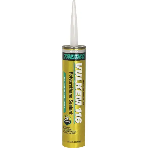Tremco Vulkem 116 10.1 Oz. Gray Polyurethane Sealant Tremco Vulkem 116 10.1 Oz. Gray Polyurethane Sealant
