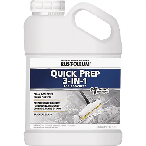 1 Gal. Quick Prep 3-In-1 Cleaner, Degreaser & Etch 1 Gal. Quick Prep 3-In-1 Cleaner, Degreaser & Etch
