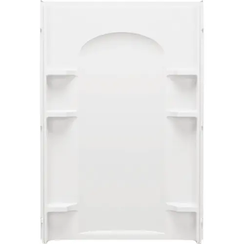 Ensemble 48 In. W. x 72-1/2 In. H. White Vikrell Shower Back Wall