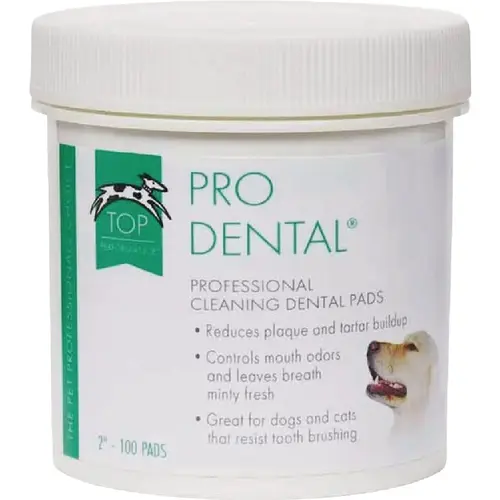 Top Performance ProDental Cleansing Pet Dental Pads - pack of 100 Top Performance ProDental Cleansing Pet Dental Pads - pack of 100