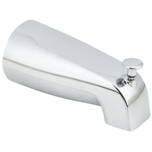 5-1/2 In. Chrome Bathtub Spout with Diverter 5-1/2 In. Chrome Bathtub Spout with Diverter