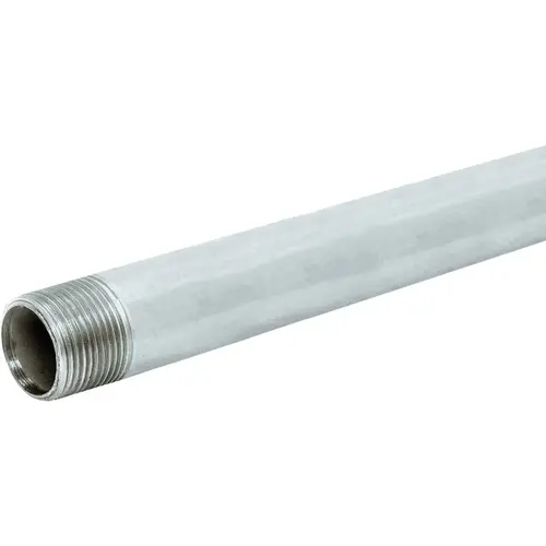 1/2 In. x 10 Ft. Carbon Steel Threaded Galvanized Pipe 1/2 In. x 10 Ft. Carbon Steel Threaded Galvanized Pipe