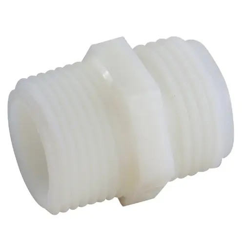 3/4 In. Hose x 1-1/4 In. MIP Nylon Hose Adapter 3/4 In. Hose x 1-1/4 In. MIP Nylon Hose Adapter