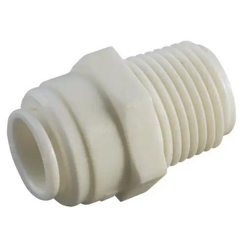 5/8 In. x 1/2 In. MPT Push-In Plastic Connector 5/8 In. x 1/2 In. MPT Push-In Plastic Connector