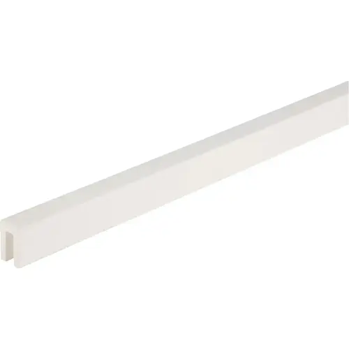1-3/16 In W x 95-1/2 In L x 3/4 In D White Vinyl Lattice U-Cap 1-3/16 In W x 95-1/2 In L x 3/4 In D White Vinyl Lattice U-Cap