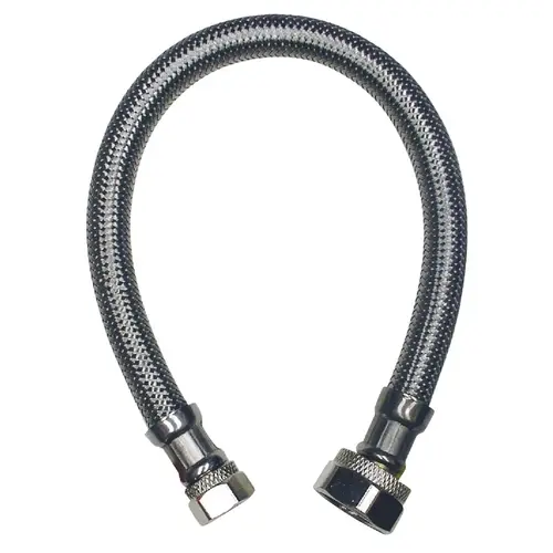 3/8 In. FL x 1/2 In. FIP X 12 In. L. Braided Stainless Steel Faucet Supply Line 3/8 In. FL x 1/2 In. FIP X 12 In. L. Braided Stainless Steel Faucet Supply Line