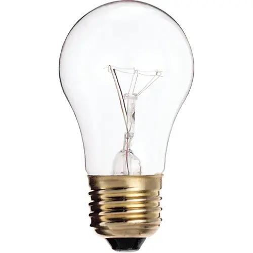 40W Clear Medium A15 Incandescent Appliance Light Bulb 40W Clear Medium A15 Incandescent Appliance Light Bulb