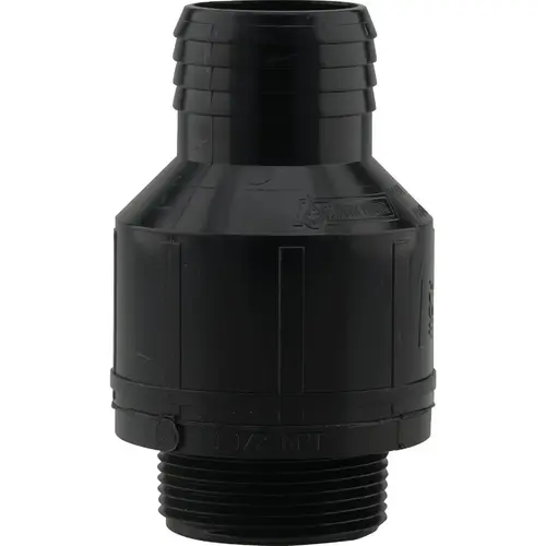 1-1/2 In. ABS Thermoplastic Full-Flow Sump Pump Check Valve 1-1/2 In. ABS Thermoplastic Full-Flow Sump Pump Check Valve