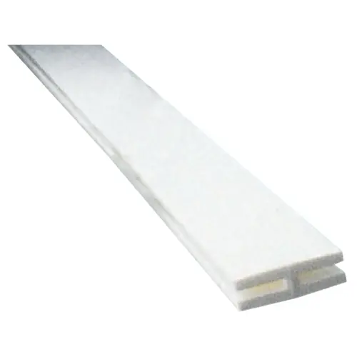 2-1/8 In W x 95-1/2 In L x 3/4 D White Vinyl Panel H-Divider 2-1/8 In W x 95-1/2 In L x 3/4 D White Vinyl Panel H-Divider