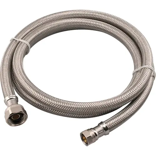 3/8 In. C X 1/2 In. F X 60 In. L. Braided Stainless Steel Faucet Supply Line 3/8 In. C X 1/2 In. F X 60 In. L. Braided Stainless Steel Faucet Supply Line