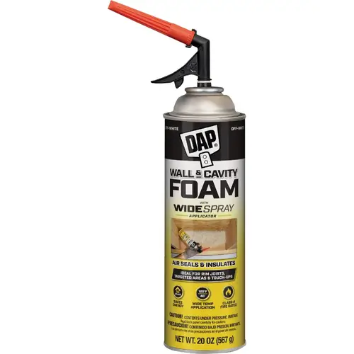 Wall & Cavity 20 Oz. Foam Sealant with Widespray Applicator Off-White Wall & Cavity 20 Oz. Foam Sealant with Widespray Applicator Off-White