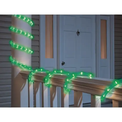 9 Ft. Green LED Rope Light Set, 70 Green LEDs