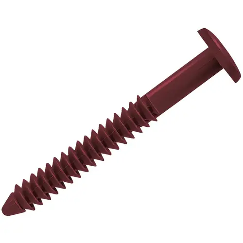 3 in. Vinyl Shutter Fastener, Wineberry - pack of 12
