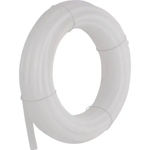 EZ-Flo 3/8 In. ID x 1/2 In. OD x 25 Ft. L. Polyethylene Tubing White