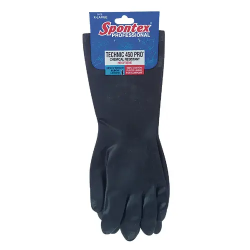 Technic 450 Pro Medium Neoprene Rubber Glove Black Pair Technic 450 Pro Medium Neoprene Rubber Glove Black Pair