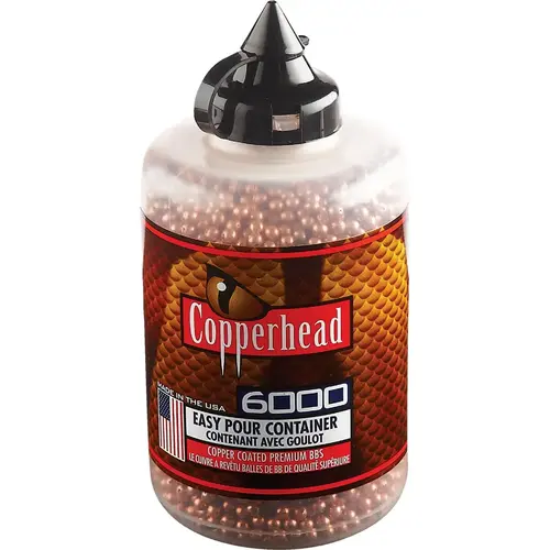 Copperhead .177 Cal. Steel BB Ammunition - pack of 6000 Copperhead .177 Cal. Steel BB Ammunition - pack of 6000