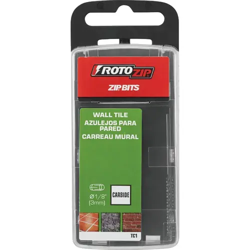 Tilecut 1/8 In. Carbide Zip Bit