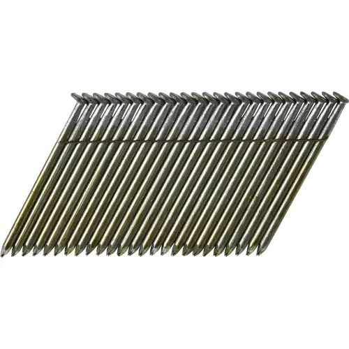 28 Degree Wire Weld Coated Smooth Shank Offset Round Head Framing Stick Nail, 2-3/8 In. x .120 In. (2000 Ct.) 28 Degree Wire Weld Coated Smooth Shank Offset Round Head Framing Stick Nail, 2-3/8 In. x .120 In. (2000 Ct.)