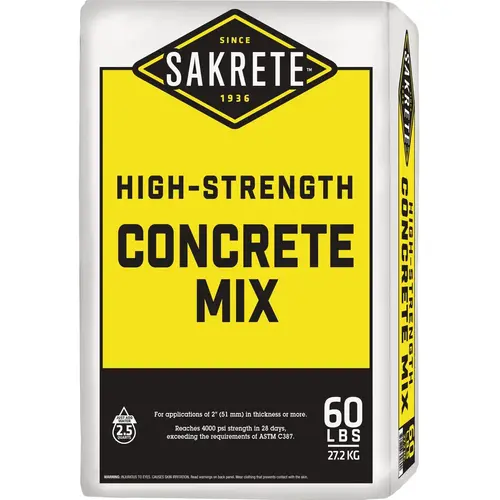 60 Lb. High-Strength Concrete Mix 60 Lb. High-Strength Concrete Mix