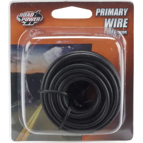 17 Ft. 14 Ga. PVC-Coated Primary Wire, Black