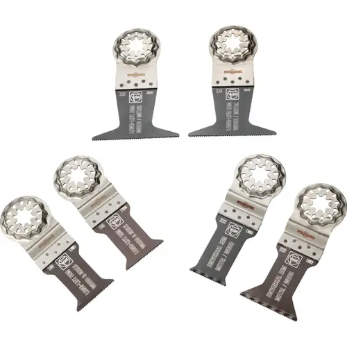 Starlock E-Cut Wood & Metal Cutting Oscillating Blade Set (6-Piece) Starlock E-Cut Wood & Metal Cutting Oscillating Blade Set (6-Piece)