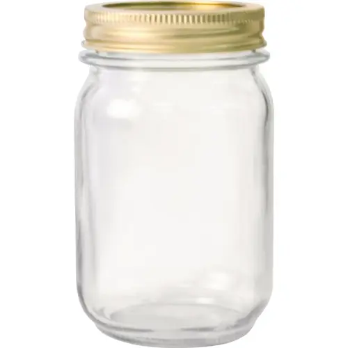 1 Pt. Smooth-Sided Home Canning Jar w/Metal Lids & Bands (12-Count) 1 Pt. Smooth-Sided Home Canning Jar w/Metal Lids & Bands (12-Count)