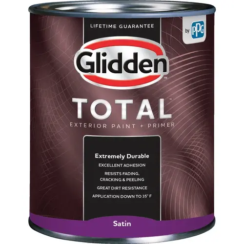 Total Exterior Paint + Primer Satin Midtone Base Quart