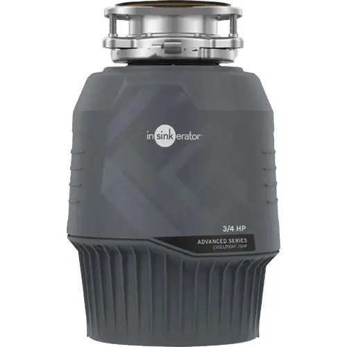 Evolution 3/4 HP Garbage Disposer, 9 Year Warranty