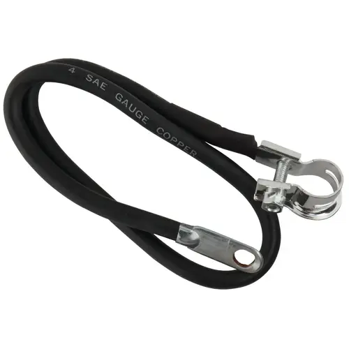 24 In. 4 Gauge Top Post Battery Cable