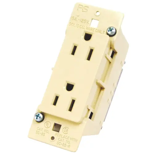15A Ivory Mobile Home 5-15R Duplex Outlet 15A Ivory Mobile Home 5-15R Duplex Outlet