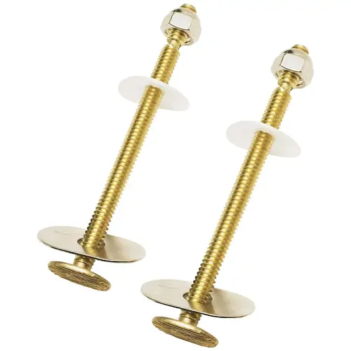 1/4 In. x 3-1/2 In. Extra Long Solid Brass Toilet Bolts - pack of 2