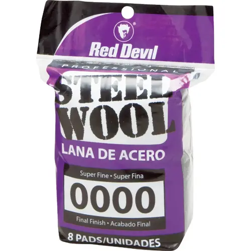 #0000 Steel Wool - pack of 8
