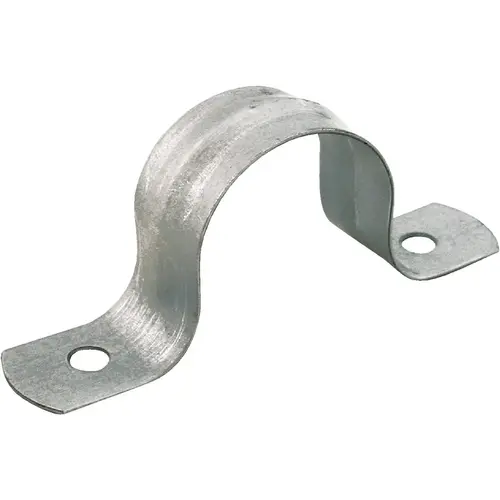 1/2 In. Galvanized Steel 2-Hole Strap - pack of 10 1/2 In. Galvanized Steel 2-Hole Strap - pack of 10