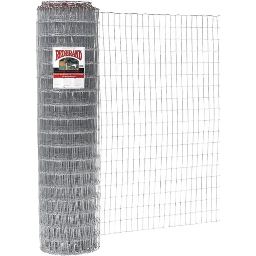 Red Brand 60 In. H. x 100 Ft. L. Galvanized Steel Class 1 Square Deal Non-Climb Horse Fence Red Brand 60 In. H. x 100 Ft. L. Galvanized Steel Class 1 Square Deal Non-Climb Horse Fence