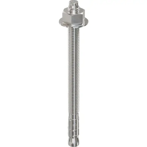 Strong-Bolt 2 1/2 In. x 7 In. Wedge Anchor (25-Qty) Silver Strong-Bolt 2 1/2 In. x 7 In. Wedge Anchor (25-Qty) Silver