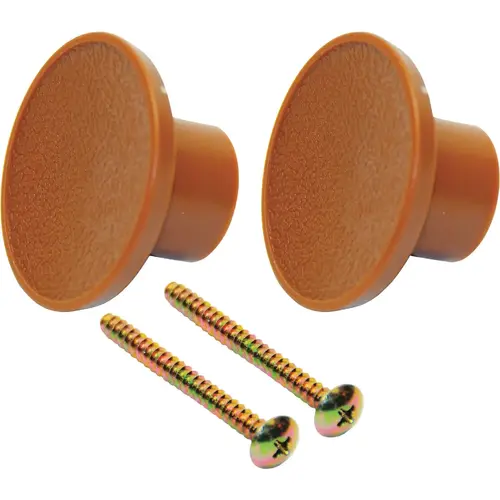Johnson Bi-Fold Styrene Door Knob Pull Brown Pair Johnson Bi-Fold Styrene Door Knob Pull Brown Pair