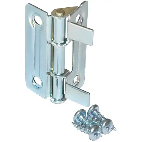 Silver/Zinc Hinge (2-Count) Pair
