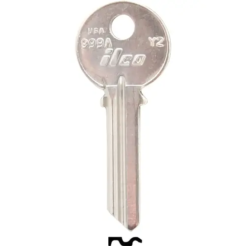 Yale Nickel Plated House Key, Y2 / 999A - pack of 10 Yale Nickel Plated House Key, Y2 / 999A - pack of 10